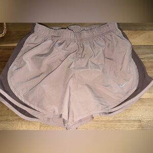 Nike Dri-Fit Running Shorts Women’s Medium Mauve Pink Athletic Activewear